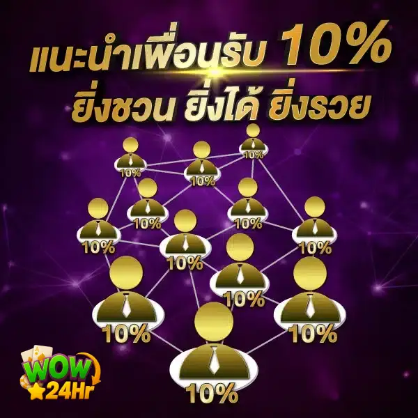 โปรแนะนำเพื่อน ยิ่งชวน ยิ่งได้ ยิ่งรวย